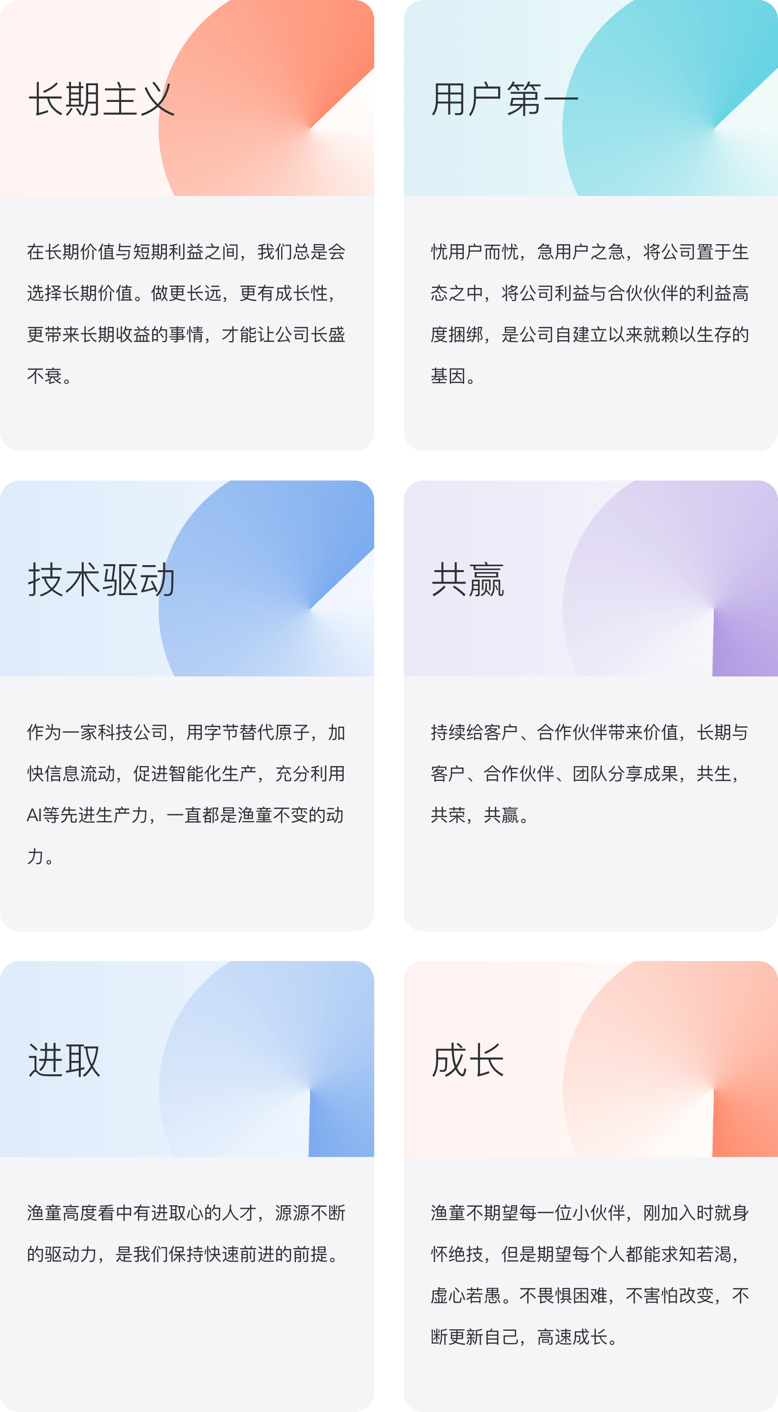 渔童科技价值观